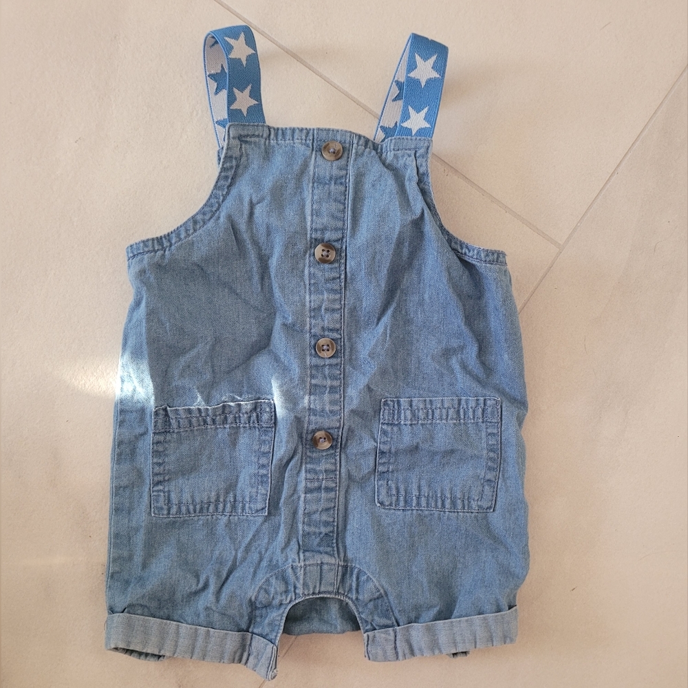 Baby boy baby girl Jean Shorts Overall Romper